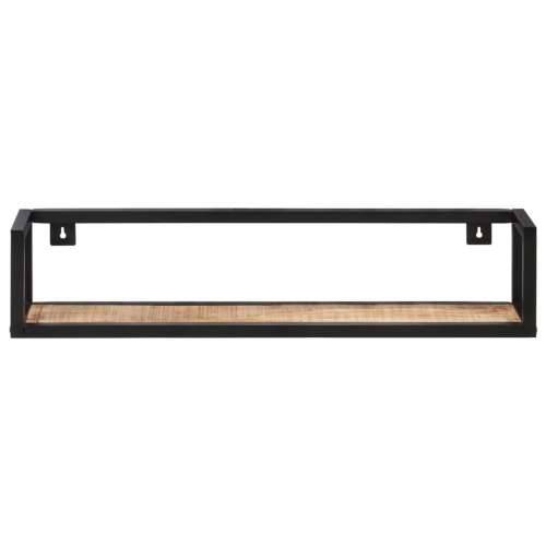 Zidne police 2 kom 80 cm od grubog drva manga - 80 cm 2 grubo drvo manga 1 Cijena
