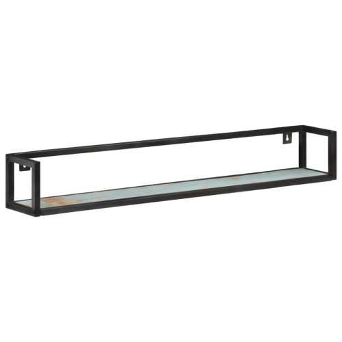 Zidne police 2 kom 120 cm od masivnog obnovljenog drva - 120 cm 2 masivno obnovljeno drvo 1 Cijena