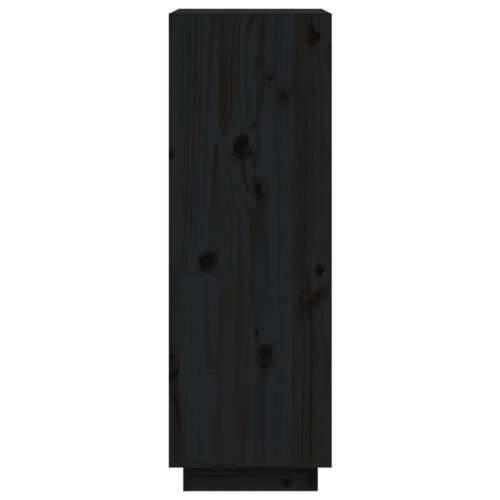 Ormarić za knjige / pregrada crni 60x35x103 cm od borovine - Crna 1 103 cm 60 cm Cijena