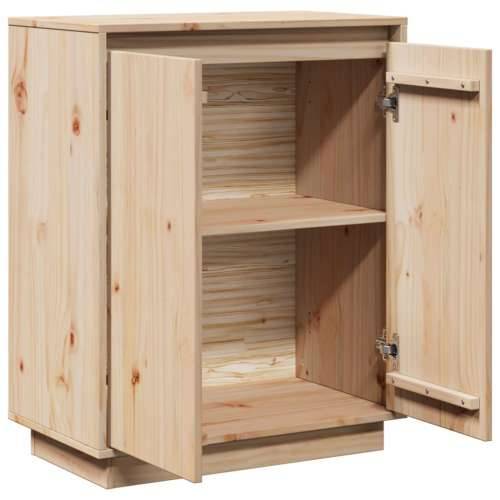 Komoda 60 x 34 x 75 cm od masivne borovine - Prirodna 1 Cijena