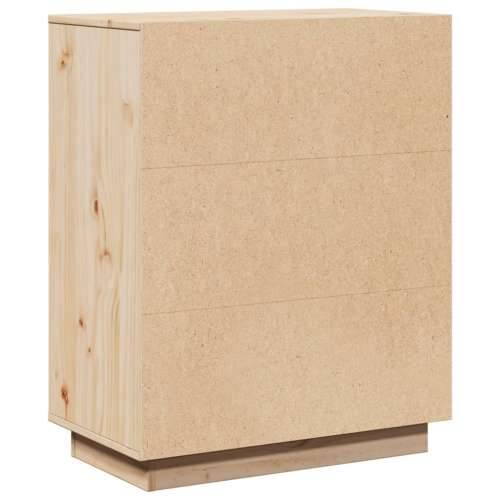 Komoda 60 x 34 x 75 cm od masivne borovine - Prirodna 1 Cijena