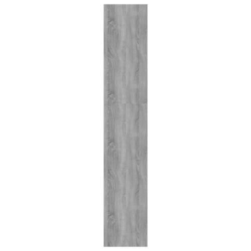Ormarić za knjige / pregrada sivi hrast 80 x 30 x 166 cm drveni - Sivi hrast sonoma 1 Cijena