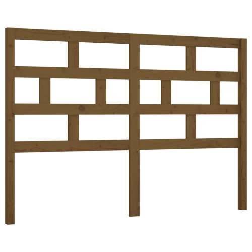 Uzglavlje za krevet boja meda 166 x 4 x 100 cm masivna borovina - boja meda 166 x 100 cm 1 Cijena