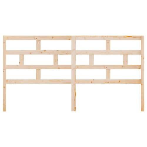 Uzglavlje za krevet 206 x 4 x 100 cm od masivne borovine - Prirodna 206 x 100 cm 1 Cijena