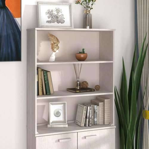 Gornji element za komodu HAMAR bijeli 85x35x100 cm od borovine - Bijela 1 Cijena