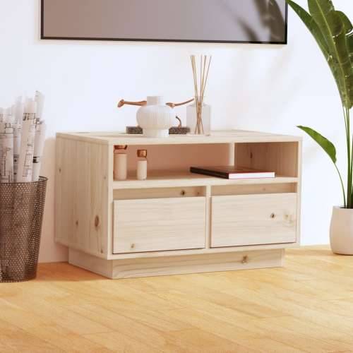 TV ormarić 60 x 35 x 37 cm od masivne borovine - Smeđa 1 Cijena
