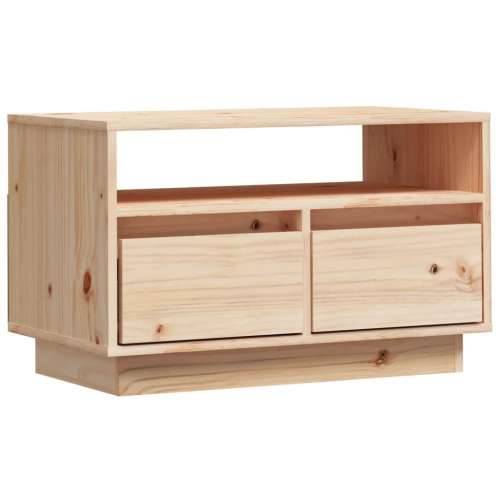 TV ormarić 60 x 35 x 37 cm od masivne borovine - Smeđa 1 Cijena
