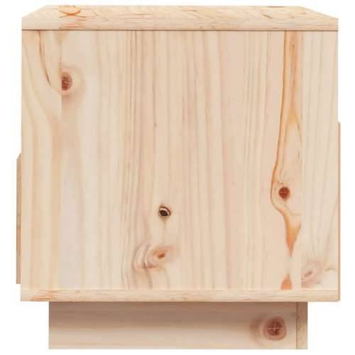 TV ormarić 60 x 35 x 37 cm od masivne borovine - Smeđa 1 Cijena