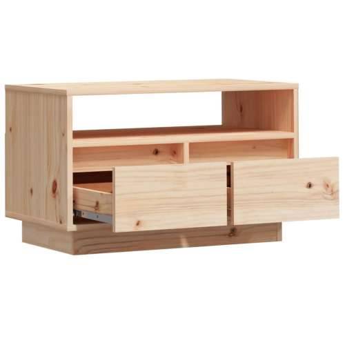 TV ormarić 60 x 35 x 37 cm od masivne borovine - Smeđa 1 Cijena