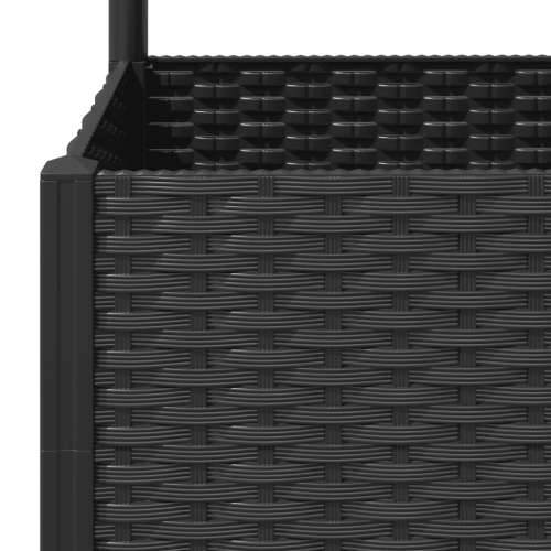 Vrtna sadilica s rešetkom crna 80 x 40 x 136 cm PP - Crna 80 x 40 x 136 cm 1 Cijena