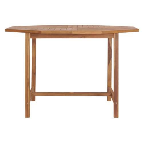 Vrtni stol - Blagovaonski stol 110 x 110 x 75 cm od masivne tikovine - 1 Osmerokut Cijena