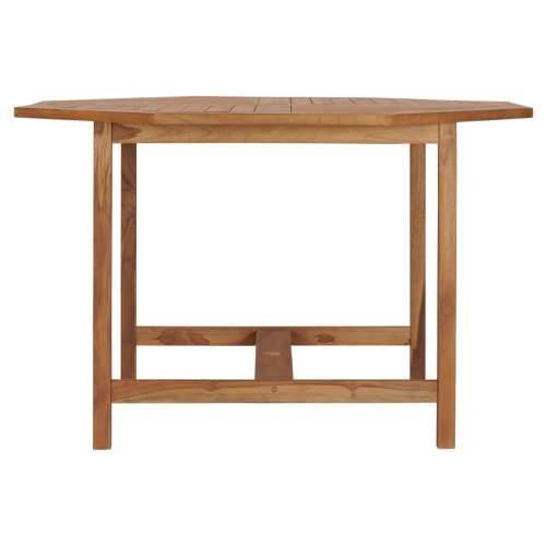 Vrtni stol - Blagovaonski stol 110 x 110 x 75 cm od masivne tikovine - 1 Osmerokut Cijena