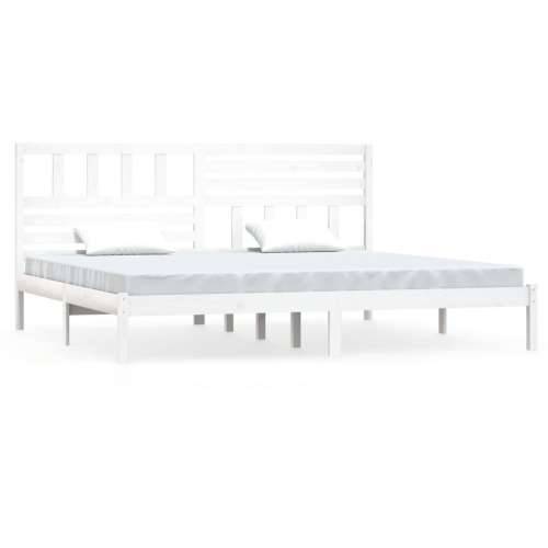 Okvir za krevet od borovine bijeli 180 x 200 cm 6FT Super King Cijena