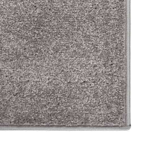 Tepih s kratkim vlaknima 80 x 150 cm sivi Cijena