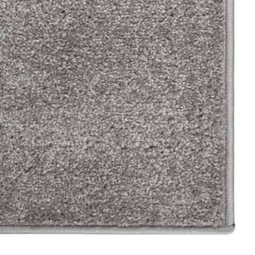 Tepih s kratkim vlaknima 160 x 230 cm sivi Cijena