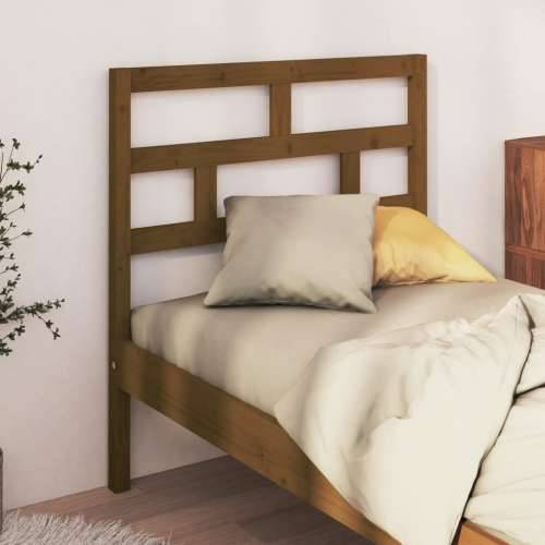 Uzglavlje za krevet boja meda 81 x 4 x 100 cm masivna borovina Cijena