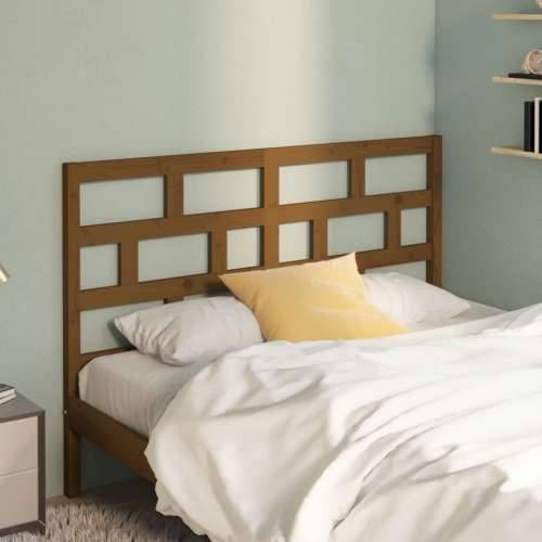Uzglavlje za krevet boja meda 156 x 4 x 100 cm masivna borovina Cijena