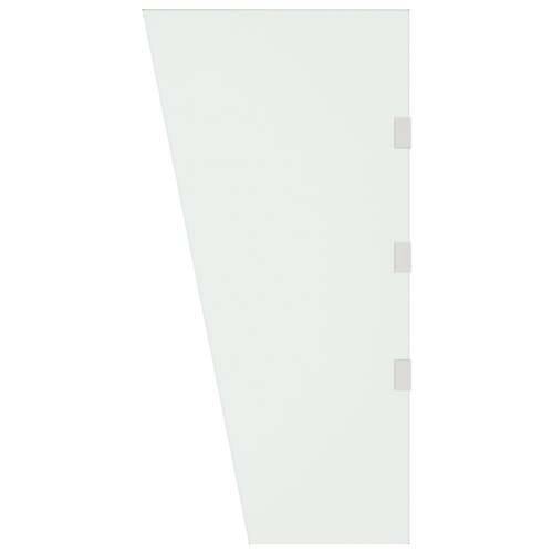 Bočna ploča za nadstrešnicu vrata prozirna 50 x 100 cm staklena Cijena