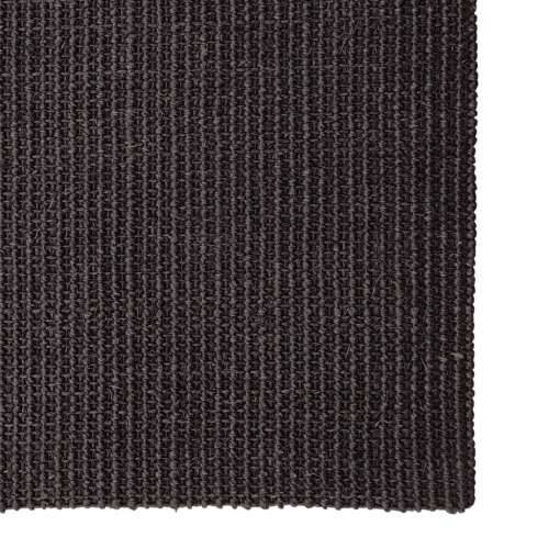 Tepih od prirodnog sisala 80 x 200 cm crni Cijena