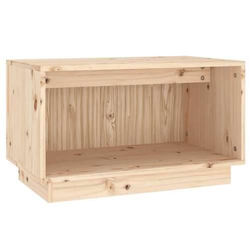 TV ormarić 60 x 35 x 35 cm od masivne borovine - Prirodna 1 Cijena