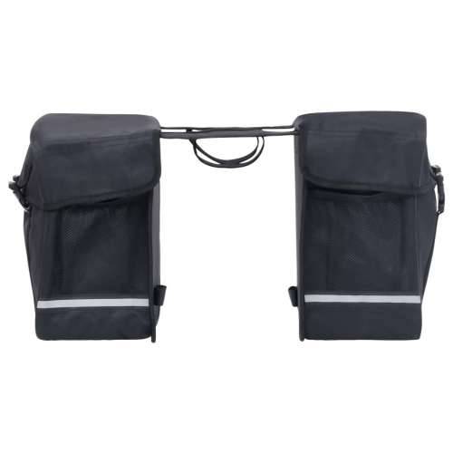 Dvostruka torba za prtljagu bicikla vodootporna 35 L crna Cijena