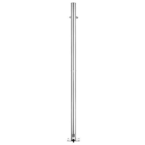 Vrtni tuš sa sivom bazom 220 cm od nehrđajućeg čelika - Siva 80 x 62 x 5 cm 1 Cijena