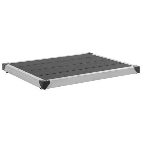 Vrtni tuš sa sivom bazom 220 cm od nehrđajućeg čelika - Siva 80 x 62 x 5 cm 1 Cijena