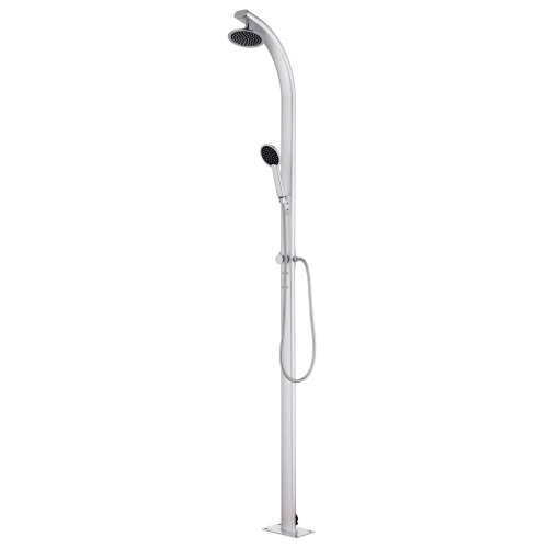 Vrtni tuš sa sivom bazom 220 cm aluminijski - Siva 80 x 62 x 5 cm 1 Cijena