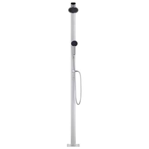 Vrtni tuš sa sivom bazom 220 cm aluminijski - Siva 80 x 62 x 5 cm 1 Cijena