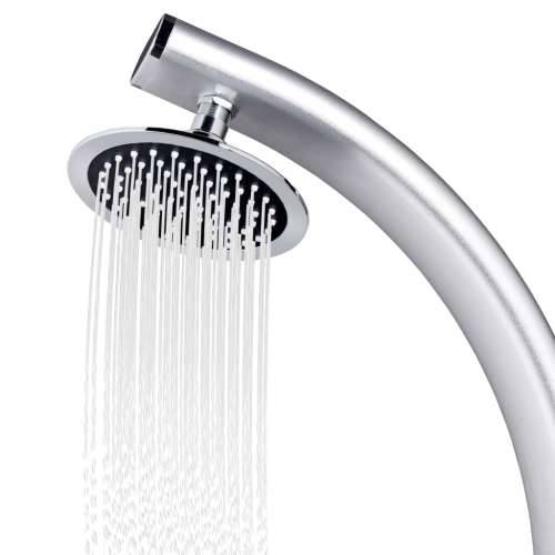 Vrtni tuš sa sivom bazom 220 cm aluminijski - Siva 80 x 62 x 5 cm 1 Cijena