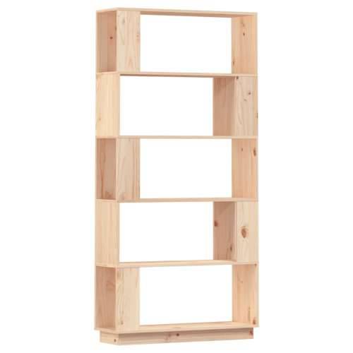 Ormarić za knjige / Paravan - Sobna pregrada 80x25x163,5 cm od borovine - Prirodna 1 Cijena