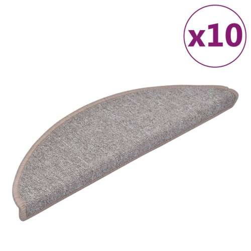 Otirači za stepenice 10 kom 56x17x3 cm svjetlosmeđi - Svjetlosmeđa 56 x 17 x 3 cm 10 Cijena