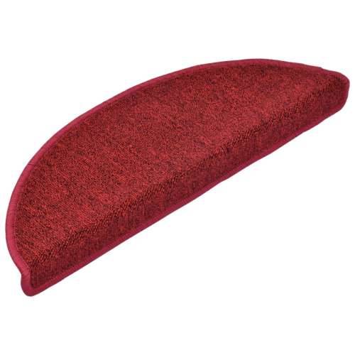 Otirači za stepenice 10 kom 65x24x4 cm bordo - Bordo crvena 65 x 24 x 4 cm 10 Cijena