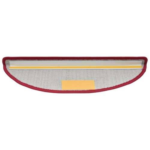Otirači za stepenice 10 kom 65x24x4 cm bordo - Bordo crvena 65 x 24 x 4 cm 10 Cijena