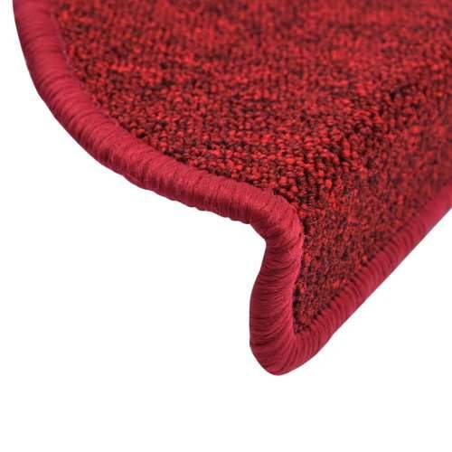 Otirači za stepenice 10 kom 65x24x4 cm bordo - Bordo crvena 65 x 24 x 4 cm 10 Cijena