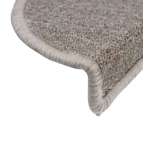 Otirači za stepenice 10 kom 65x24x4 cm sivo-smeđi - Sivo-smeđa 65 x 24 x 4 cm 10 Cijena