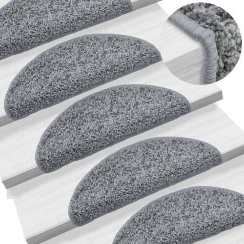 Otirači za stepenice 10 kom 56 x 17 x 3 cm sivi - Siva 56 x 17 x 3 cm 10 Cijena