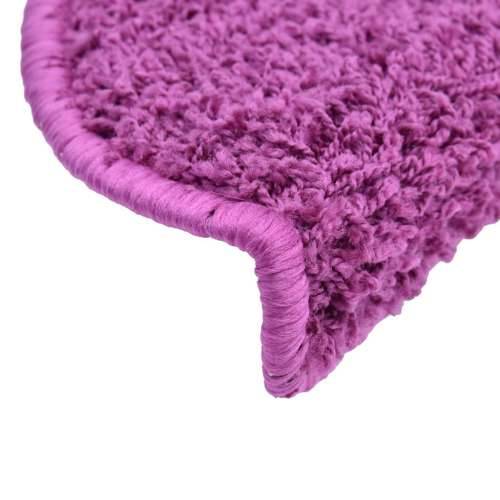 Otirači za stepenice 10 kom 65 x 21 x 4 cm ljubičasti - Ljubičasta 65 x 21 x 4 cm 10 Cijena