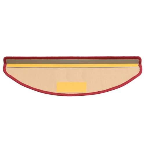 Otirači za stepenice samoljepljivi 10 kom 65x21x4 cm crveni - Crvena 10 Polukružno Cijena