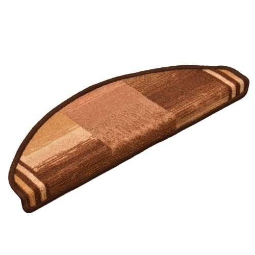 Otirači za stepenice samoljepljivi 10 kom 65x21x4 cm smeđi - Smeđa 10 Polukružno Cijena