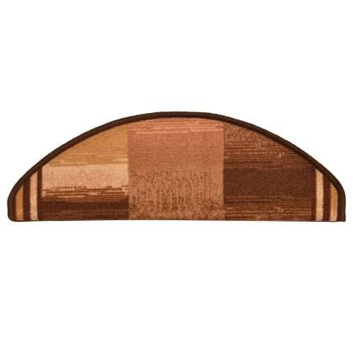Otirači za stepenice samoljepljivi 10 kom 65x21x4 cm smeđi - Smeđa 10 Polukružno Cijena