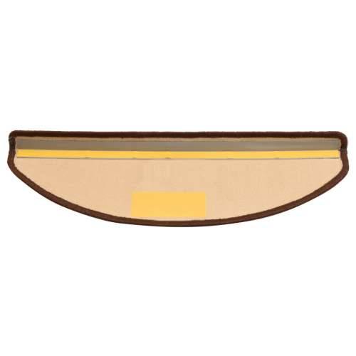 Otirači za stepenice samoljepljivi 10 kom 65x21x4 cm smeđi - Smeđa 10 Polukružno Cijena