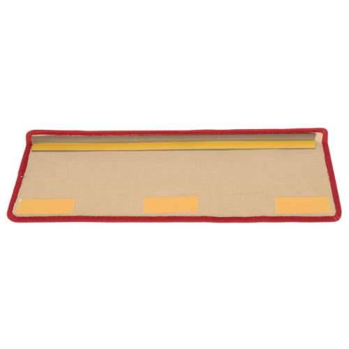 Otirači za stepenice samoljepljivi 10 kom 65x21x4 cm crveni - Crvena 10 Pravokutno Cijena