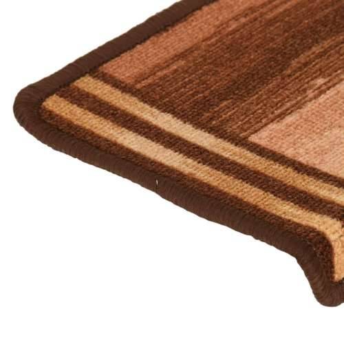 Otirači za stepenice samoljepljivi 5 kom 65x21x4 cm smeđi - Smeđa 5 Pravokutno Cijena