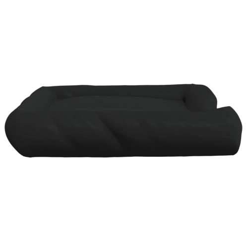Jastuk za pse s jastučićima crni 115x100x20 cm tkanina Oxford Cijena