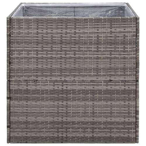 Vrtna sadilica siva 80 x 80 x 80 cm od poliratana Siva 80 x 80 x 80 cm 1 Cijena