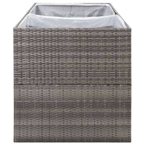 Vrtna sadilica siva 157 x 80 x 80 cm od poliratana Siva 157 x 80 x 80 cm 1 Cijena