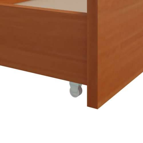 Okvir za krevet s ladicama boja meda 90x200 cm masivna borovina - boja meda Cijena