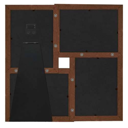 Okvir za 4 fotografije (10 x 15 cm) tamnosmeđi MDF - Tamno smeđa 4 x (10 x 15 cm) 1 Cijena
