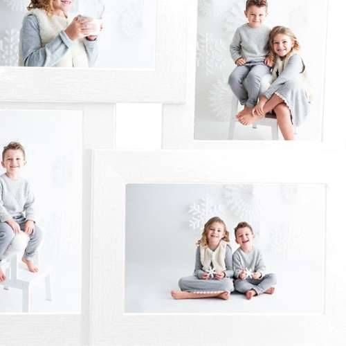 Okvir za 4 fotografije (10 x 15 cm) bijeli MDF Bijela 4 x (10 x 15 cm) 1 Cijena